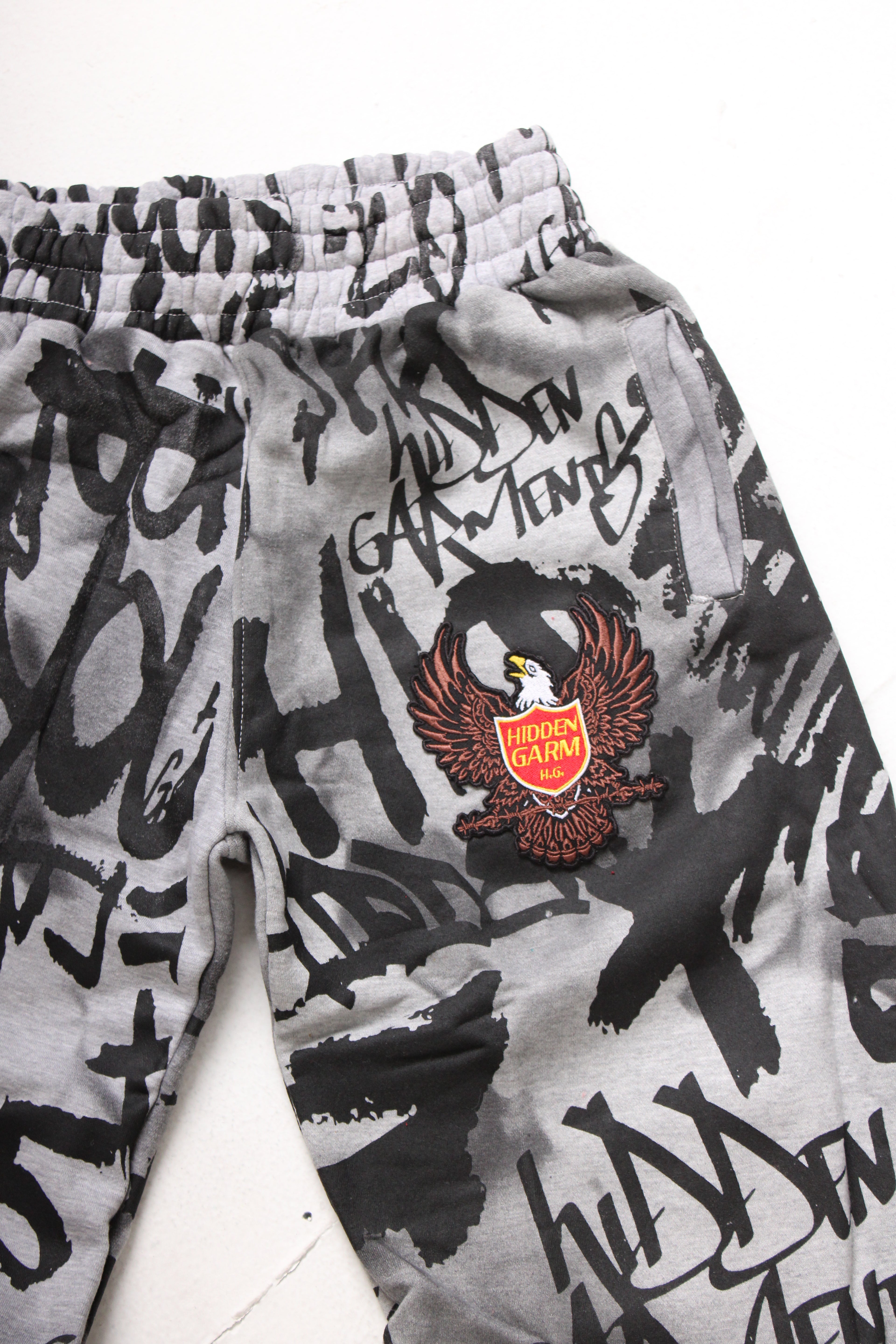 Graffiti Baggy Sweats (GREY)